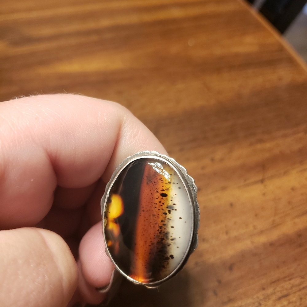 Montana agate ring